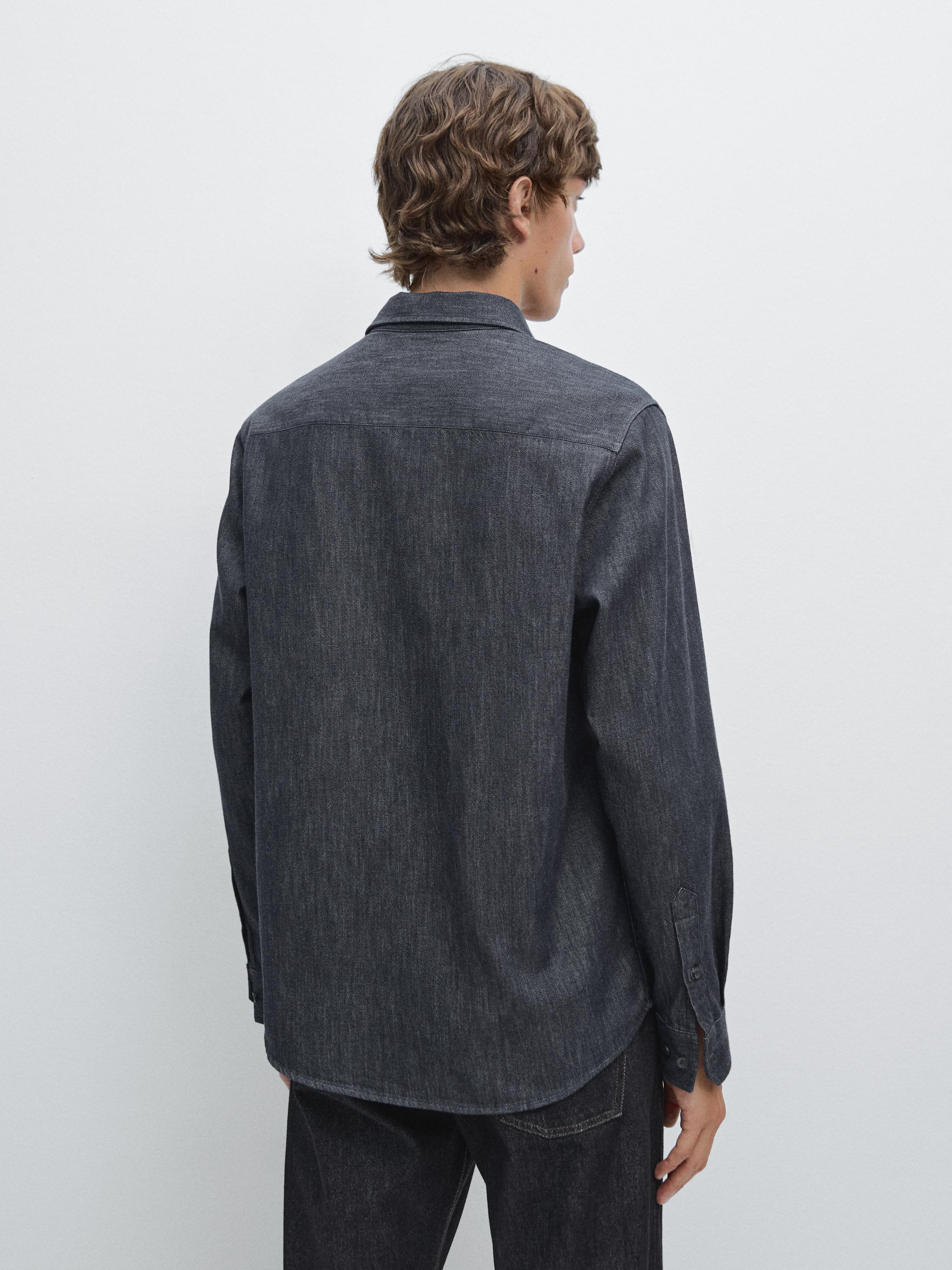 Heavy weight denim shirt